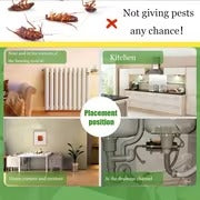 Pet-Safe Cockroach Trap – Powerful Sticky Pest Control Insect Catcher for Kitchen, Bedroom & Home