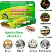 Pet-Safe Cockroach Trap – Powerful Sticky Pest Control Insect Catcher for Kitchen, Bedroom & Home