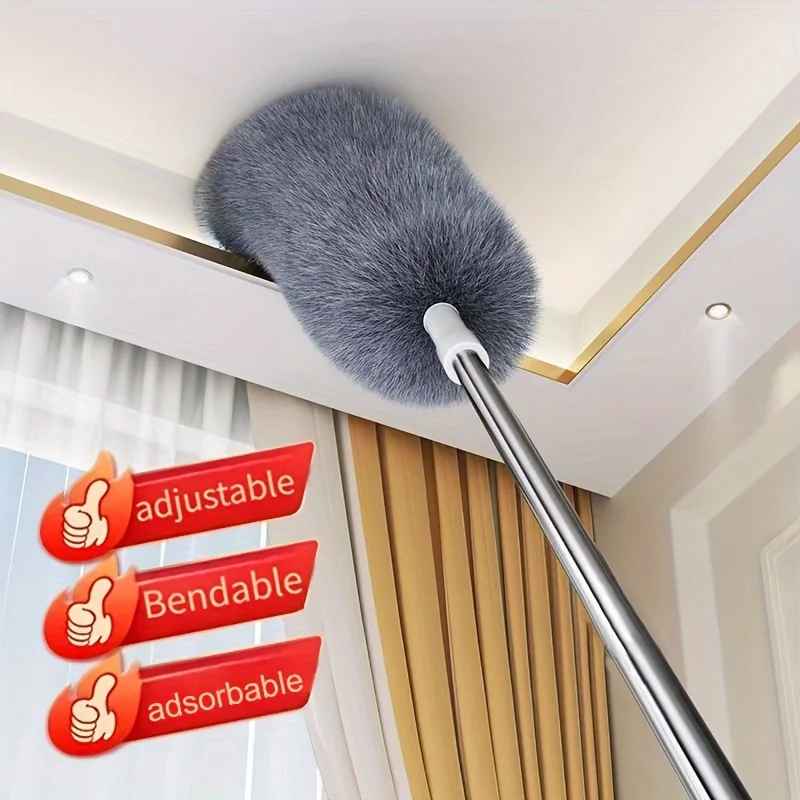 Adjustable Bendable Microfiber Duster Washable & Reusable