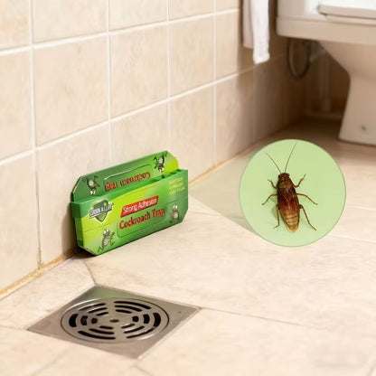 Pet-Safe Cockroach Trap – Powerful Sticky Pest Control Insect Catcher for Kitchen, Bedroom & Home