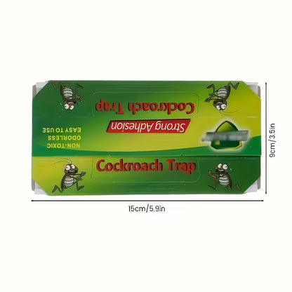Pet-Safe Cockroach Trap – Powerful Sticky Pest Control Insect Catcher for Kitchen, Bedroom & Home
